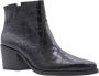 PAUL GREEN Enkellaarsjes Dames 9780 Maat: 42 Materiaal: Leer Kleur: Zwart - Thumbnail 9
