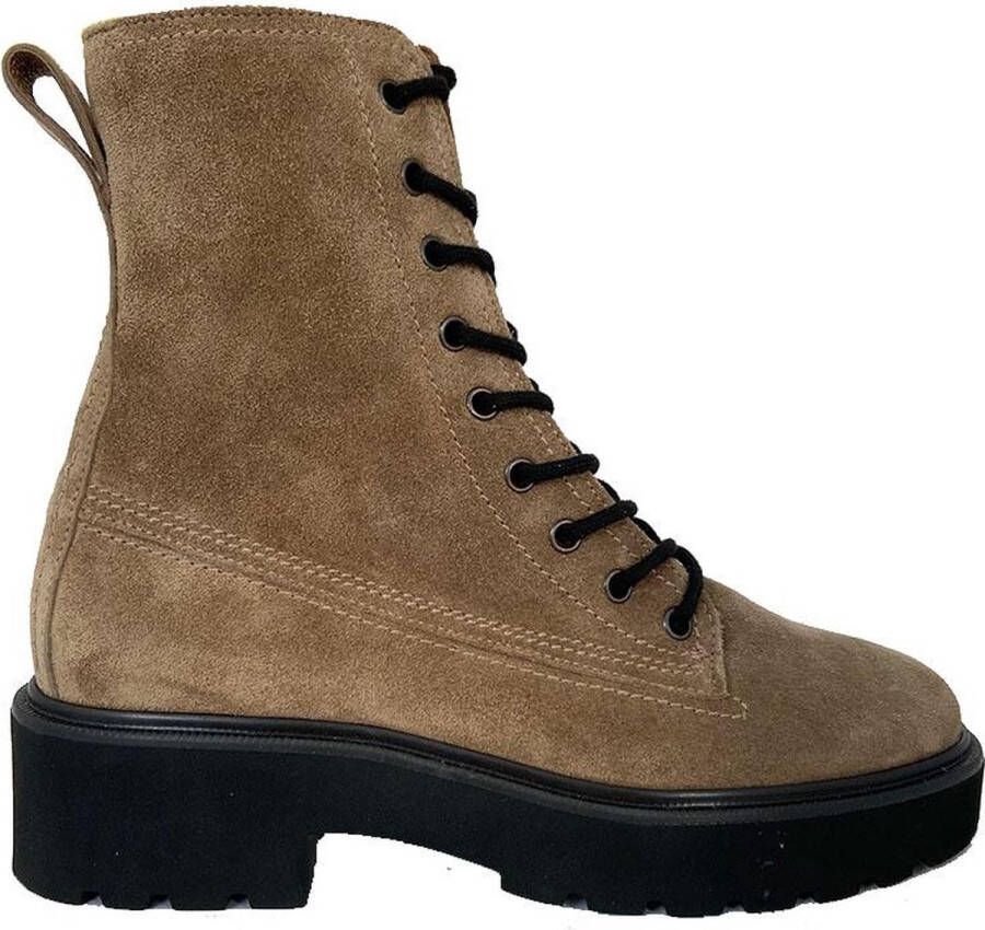 Paul Green Beige Veterschoenen