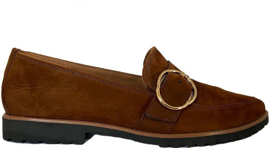 Paul Green Bruine Loafers Royal Nubuk Hazel