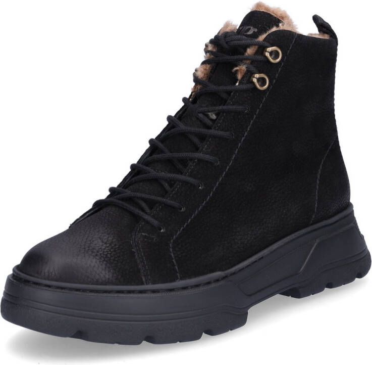 Paul Green Damen Schnürboot schwarz