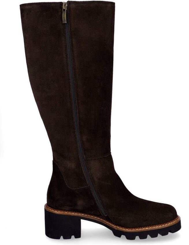 Paul Green Damen Stiefel dunkelbraun