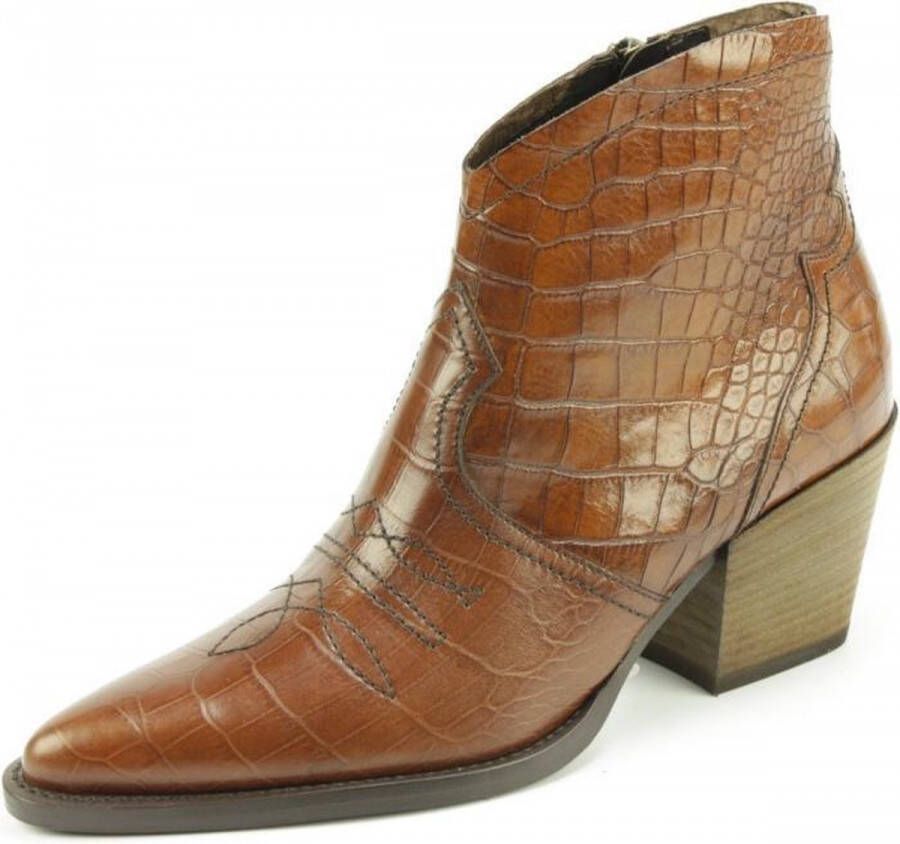 Paul Green 9666 Volwassenen Cowboylaarzen Kleur: Cognac - Foto 2