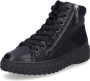 Paul Green dames hoge sneakers zwart - Thumbnail 1