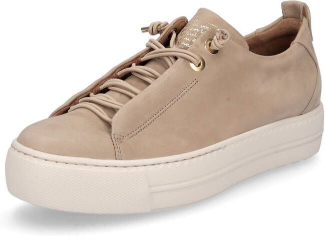 Paul Green dames leren sportschoenen beige