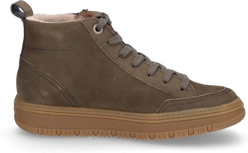 Paul Green Militaire Stijl Enkellaars Green Dames