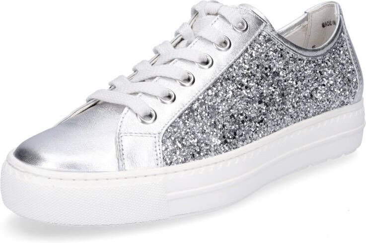 Paul Green dames sportschoenen zilver metalli