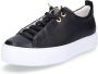 Paul Green 5017 Lage sneakers Leren Sneaker Dames Zwart - Thumbnail 6