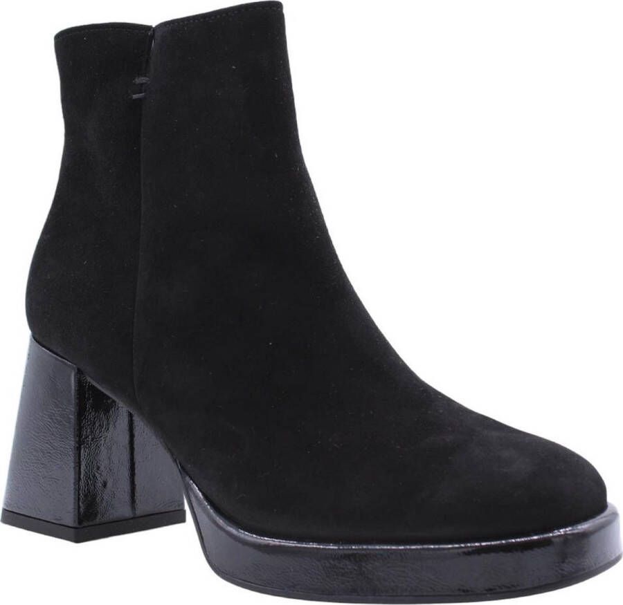 PAUL GREEN Enkelboots Dames 8024 Maat: 41 Materiaal: Suède Kleur: Zwart - Foto 6