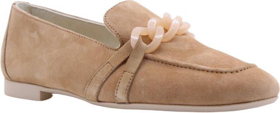 Paul Green Beige Suède Loafers met Ronde Neus Beige Dames - Foto 3