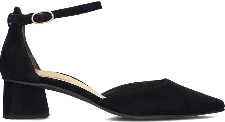 PAUL GREEN Sandalen met Hak Dames 3820 Maat: 38 5 Materiaal: Suède Kleur: Blauw - Foto 2