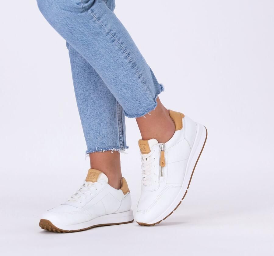 Paul Green 4085~~~~~~~~~~~~~~~~~~~~~~~~~~ Lage sneakersDames sneakers Wit beige - Foto 3