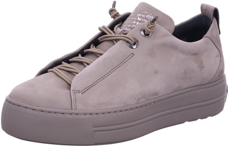 Paul Green Sportieve veterschoen 'Sneaker Low n 5017-418 Echtleder in beige' beige