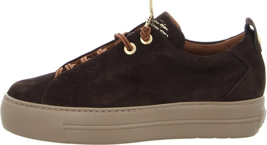 Paul Green 5017-448 dames veterschoenen bruin