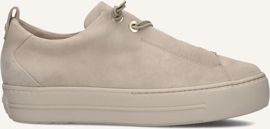 PAUL GREEN Lage Sneakers Dames 5017 Maat: 43 Materiaal: Suède Kleur: Beige