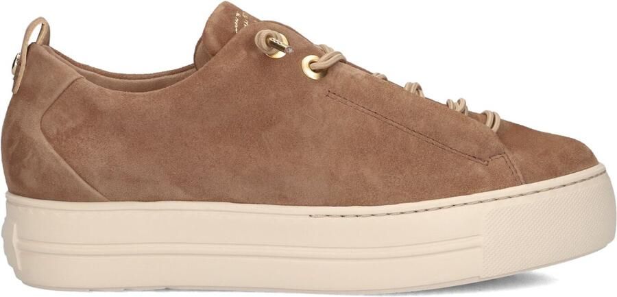 PAUL GREEN Lage Sneakers Dames 5017s 42 5 Suède Taupe