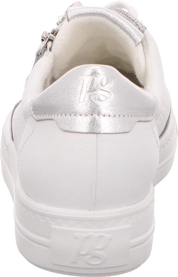 Paul Green Casual Veterschoenen in Wit-Zilver