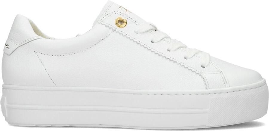 PAUL GREEN Lage Sneakers Dames 5241 Maat: 37 Materiaal: Leer Kleur: Wit - Foto 4