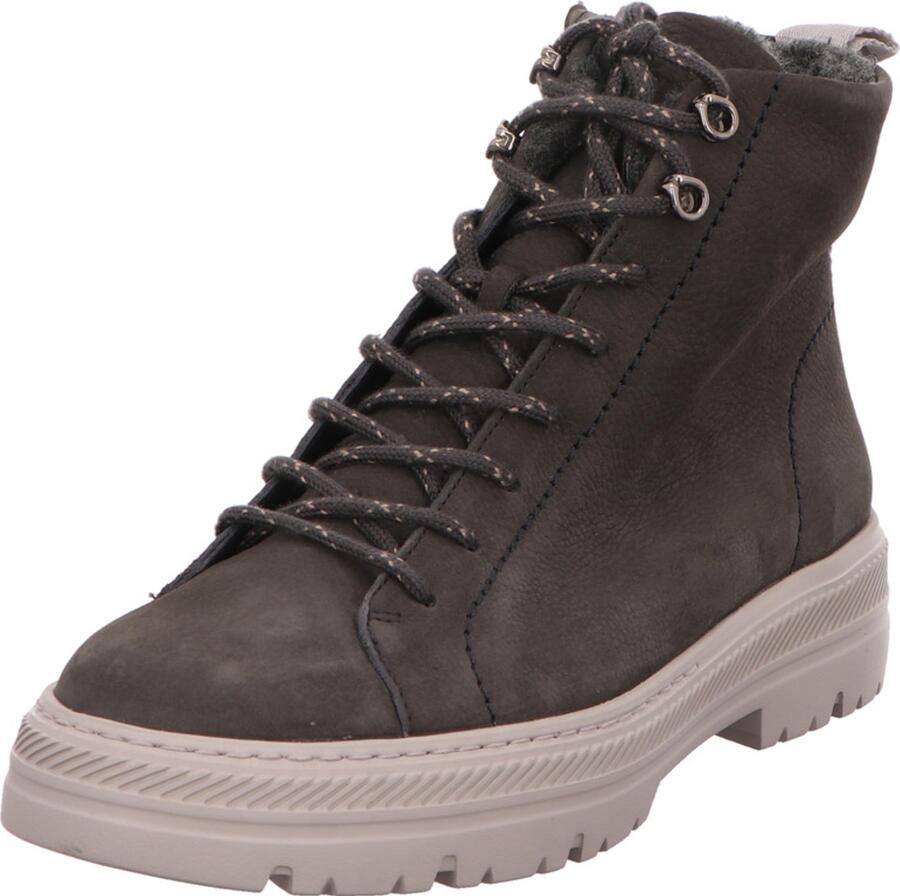 Paul Green Dames Veterschoenen met Warme Voering Gray