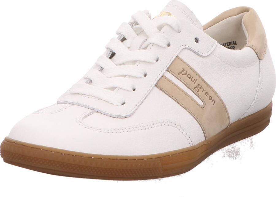 Paul Green Comfortabele leren sportschoenen White Dames - Foto 1