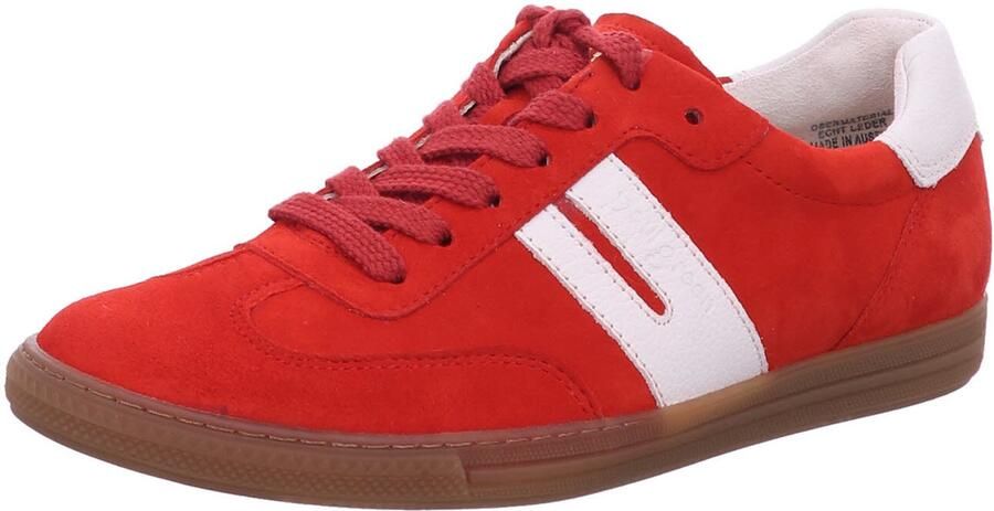 Paul Green 5350-105 dames sneakers rood - Foto 1