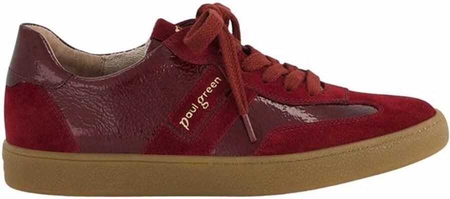 Paul Green Sneakers laag wijnrood