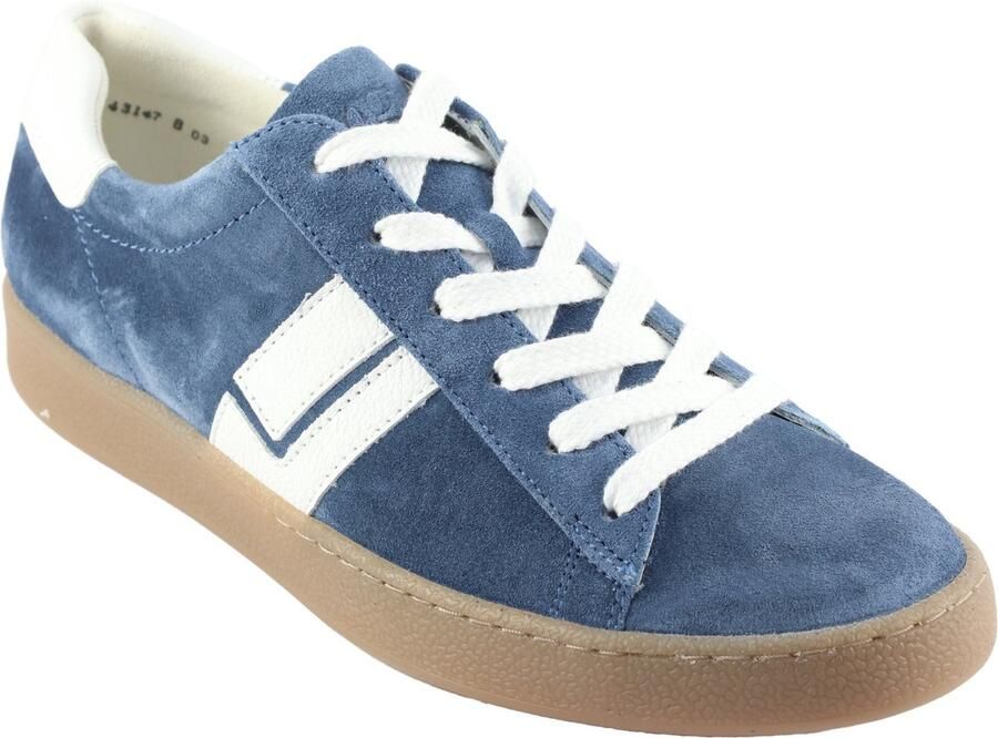 Paul Green 5464~~~~~~~~~~~~~~~~~~~~~~~~~~ Lage sneakers Dames sneakers Blauw