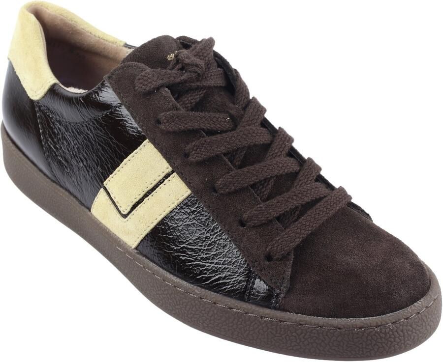Paul Green 5464 Sneakers donker bruin