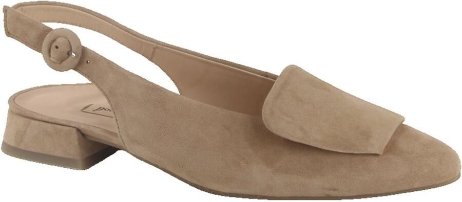PAUL GREEN Slingbacks Dames 6090 Maat: 39 Materiaal: Suède Kleur: Beige - Foto 7