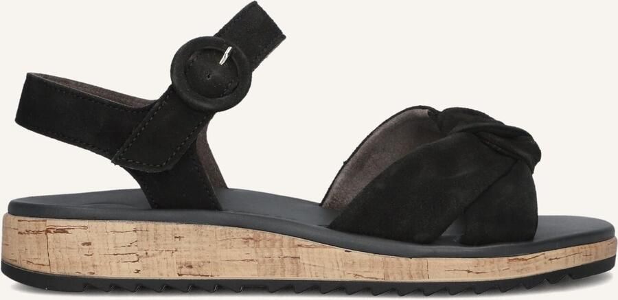 PAUL GREEN Sandalen met Hak Dames 6105 Maat: 38 Materiaal: Suède Kleur: Zwart - Foto 2