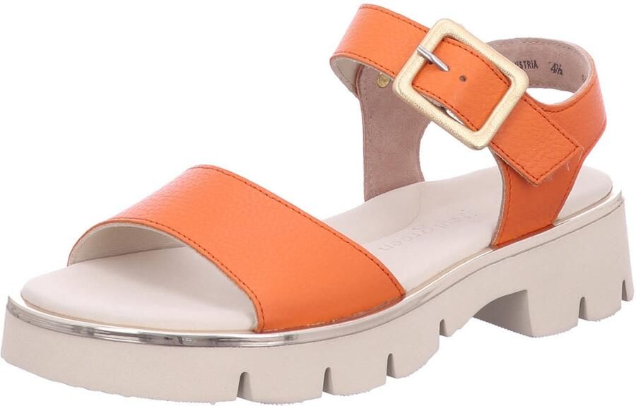 Paul Green 6134 015 dames sandalen rood
