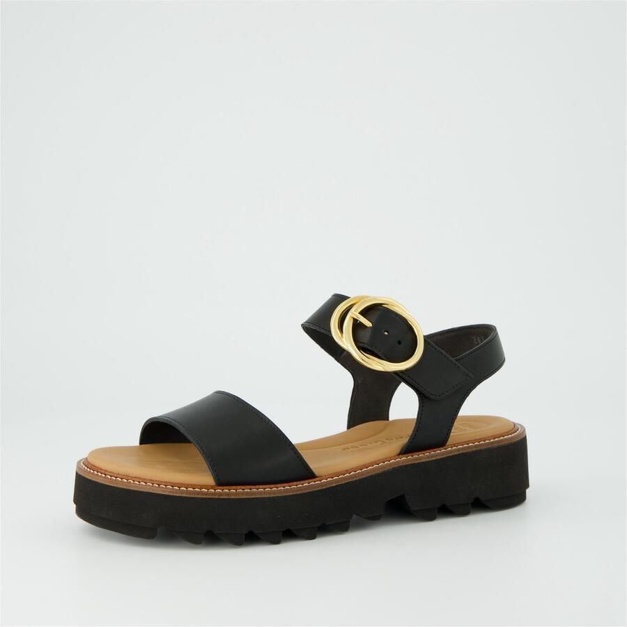 Paul Green 6189-009 dames sandalen zwart