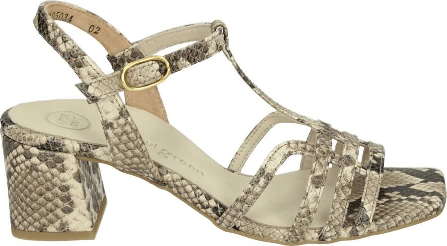 Paul Green 6197 Sandalen met hak Bruin