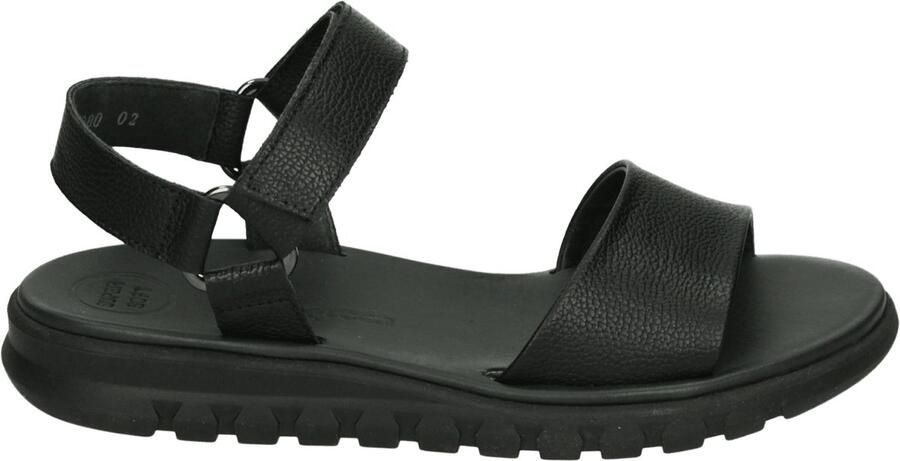 Paul Green 6219 Platte sandalenDames Sandalen Zwart