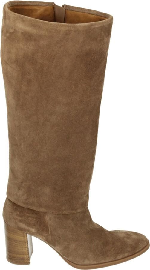 Paul Green 8329 Lange laarzen Dames laarzen Cognac
