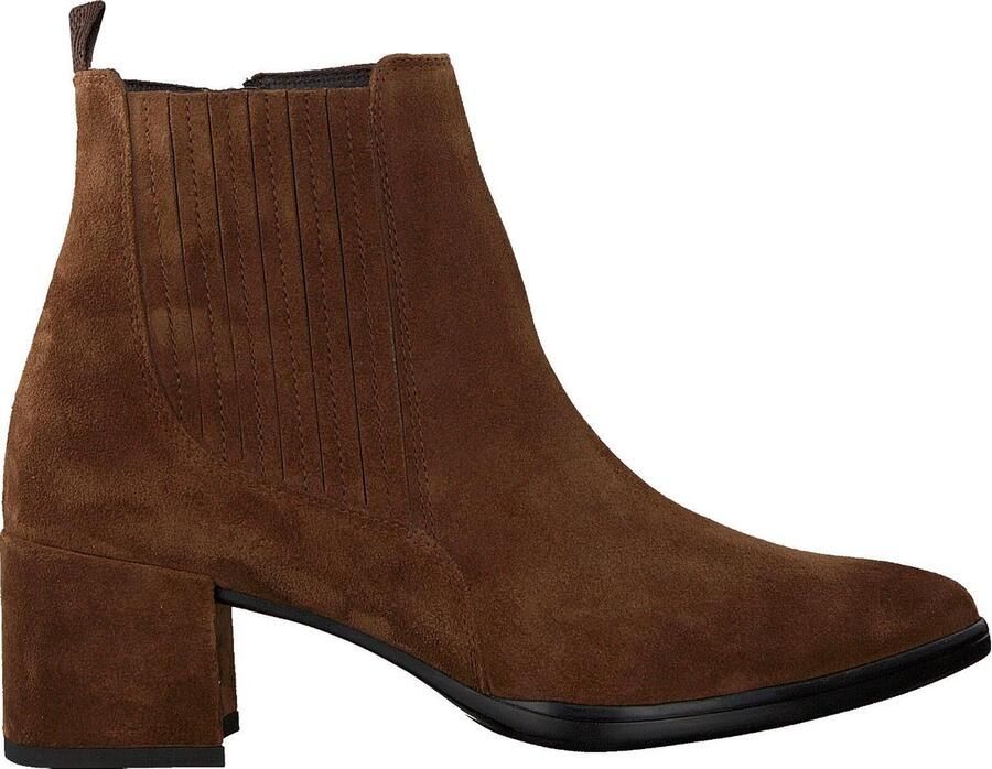 Paul Green 9811 Enkellaarsjes Enkelboots Dames Bruin