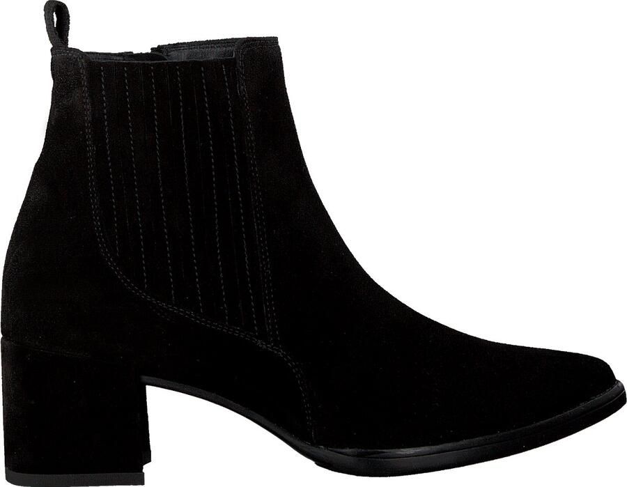 Paul Green 9811 Enkellaarsjes Enkelboots Dames Zwart