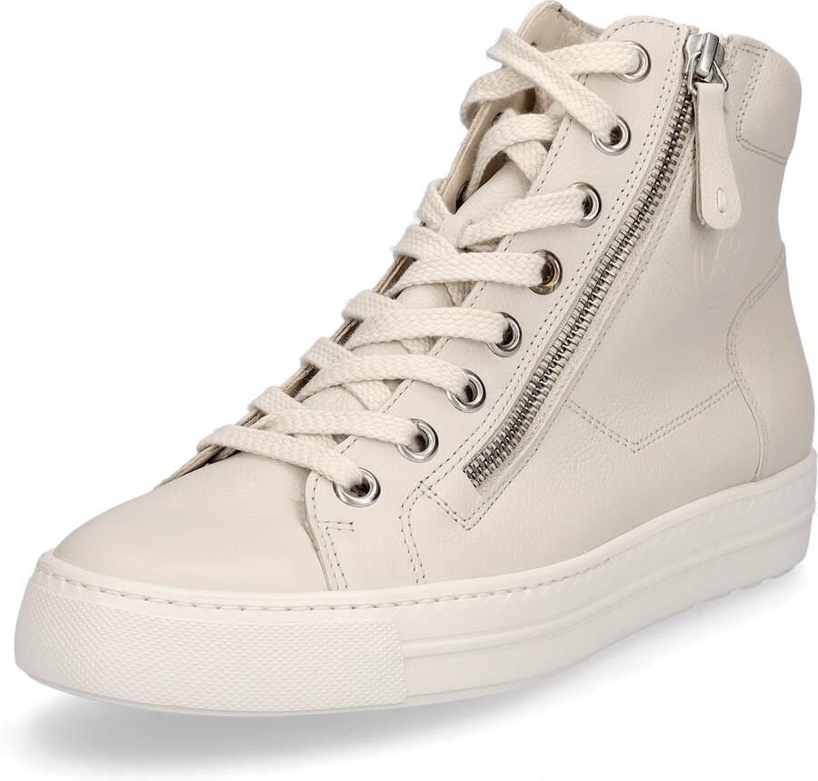 Paul Green dames hoge sneaker beige