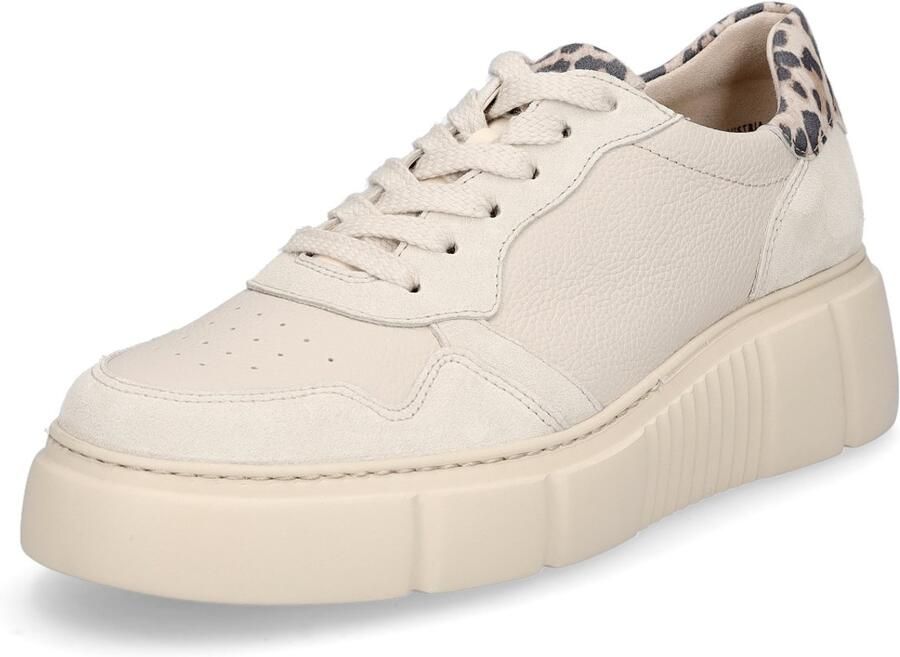 Paul Green Sneakers laag ivoor sand bruin zwart