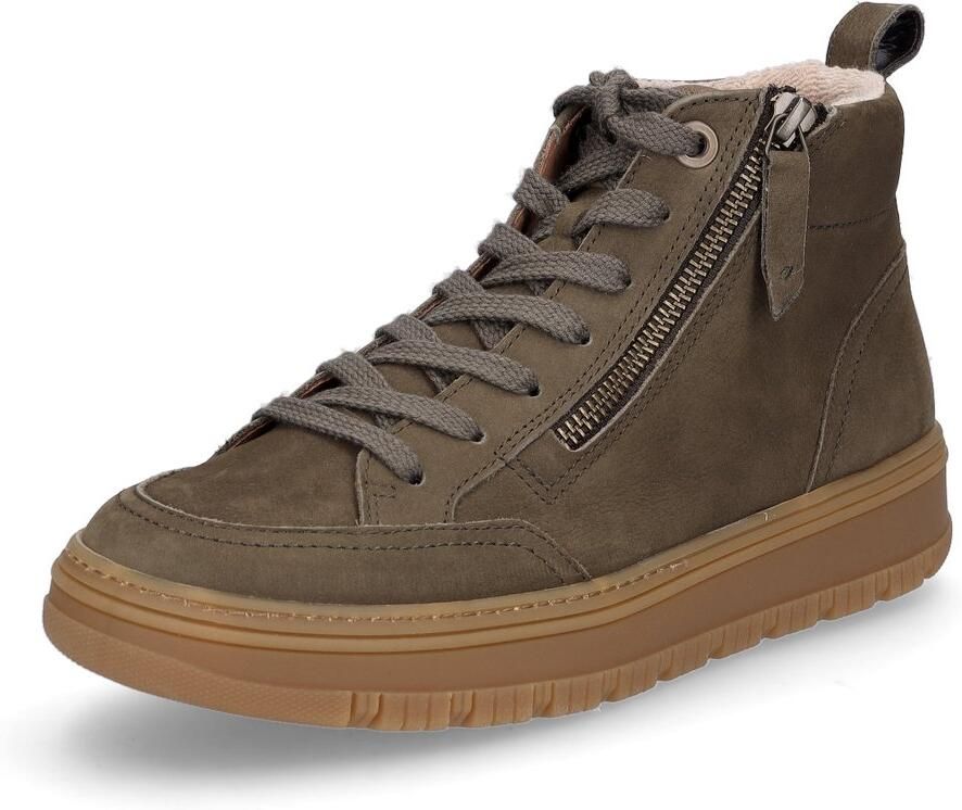 Paul Green Militaire Stijl Enkellaars Green Dames