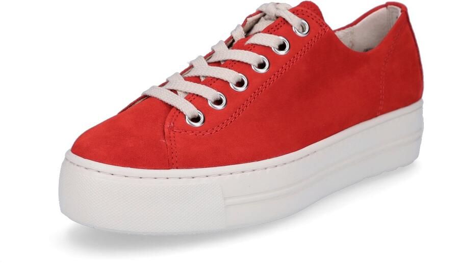 Paul Green dames sportschoenen rood