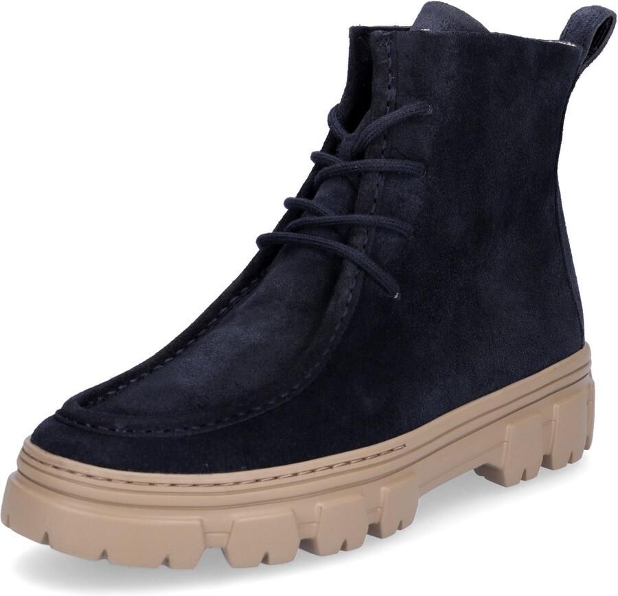Paul Green dames veterschoen blauw