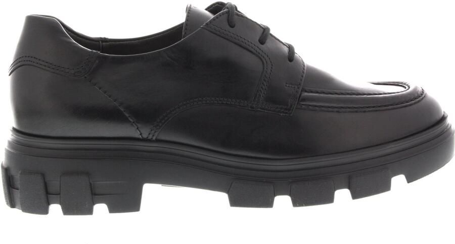Paul Green Dames Veterschoenen 1172-00 Brush Black Zwart
