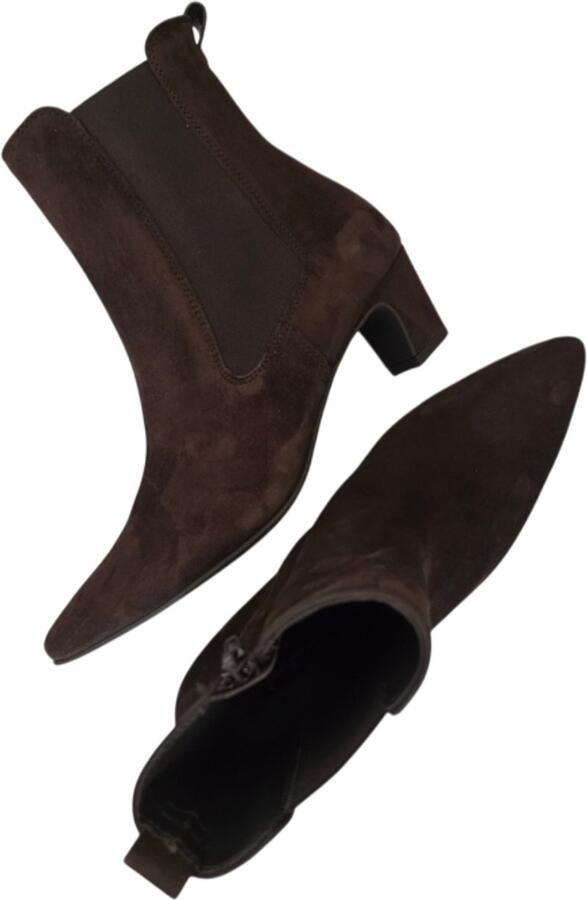 PAUL GREEN Enkellaarsjes Dames 8354 Maat: 42 Materiaal: Suède Kleur: Bruin