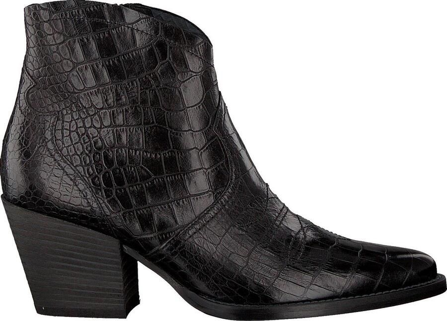Paul Green 9666 Enkellaarsjes Enkelboots Dames Zwart - Foto 2