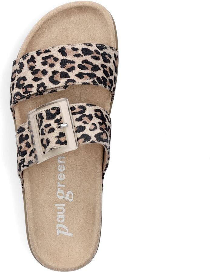 Paul Green Leopardstijl Dames Slippers