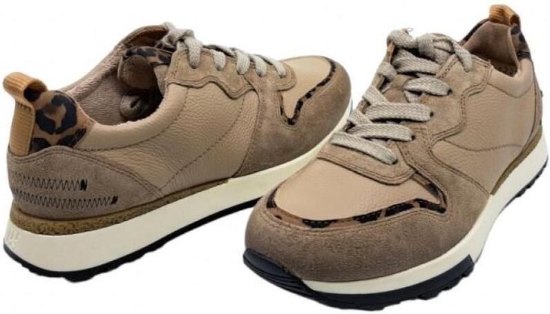 Paul Green Sneakers suede almond sneaker