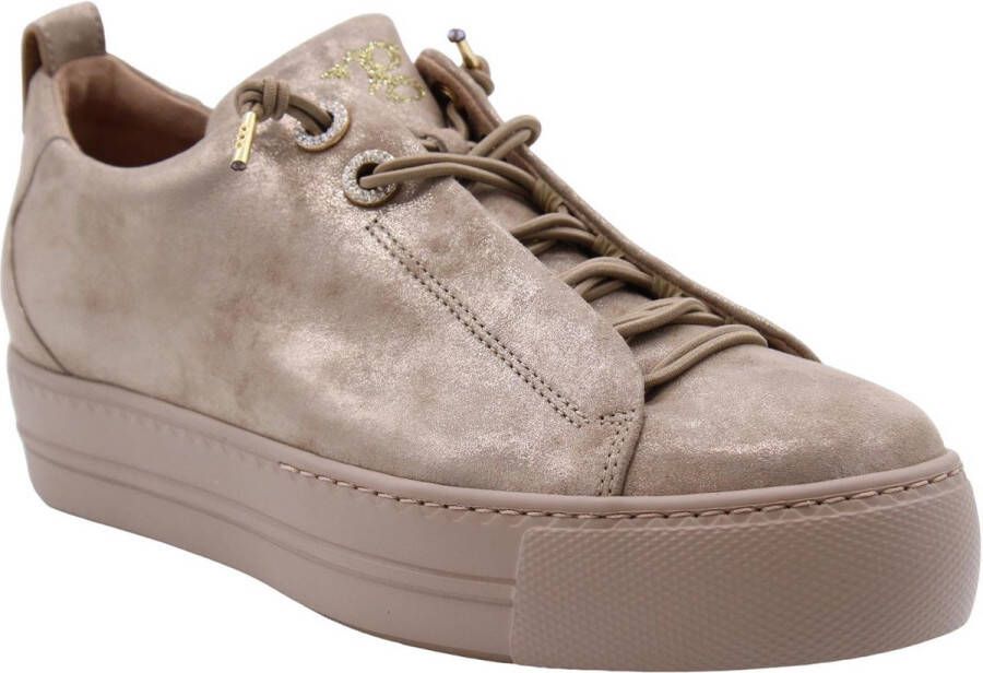 Paul Green Stijlvolle Nete Sneakers voor Vrouwen Beige Dames