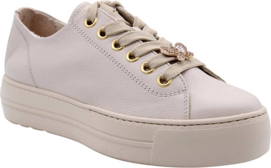 Paul Green Stijlvolle Nete Sneakers voor Vrouwen Beige Dames