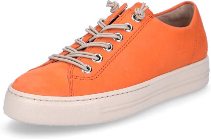 Paul Green 4081~~~~~~~~~~~~~~~~~~~~~~~~~~ Lage sneakersDames sneakers Oranje