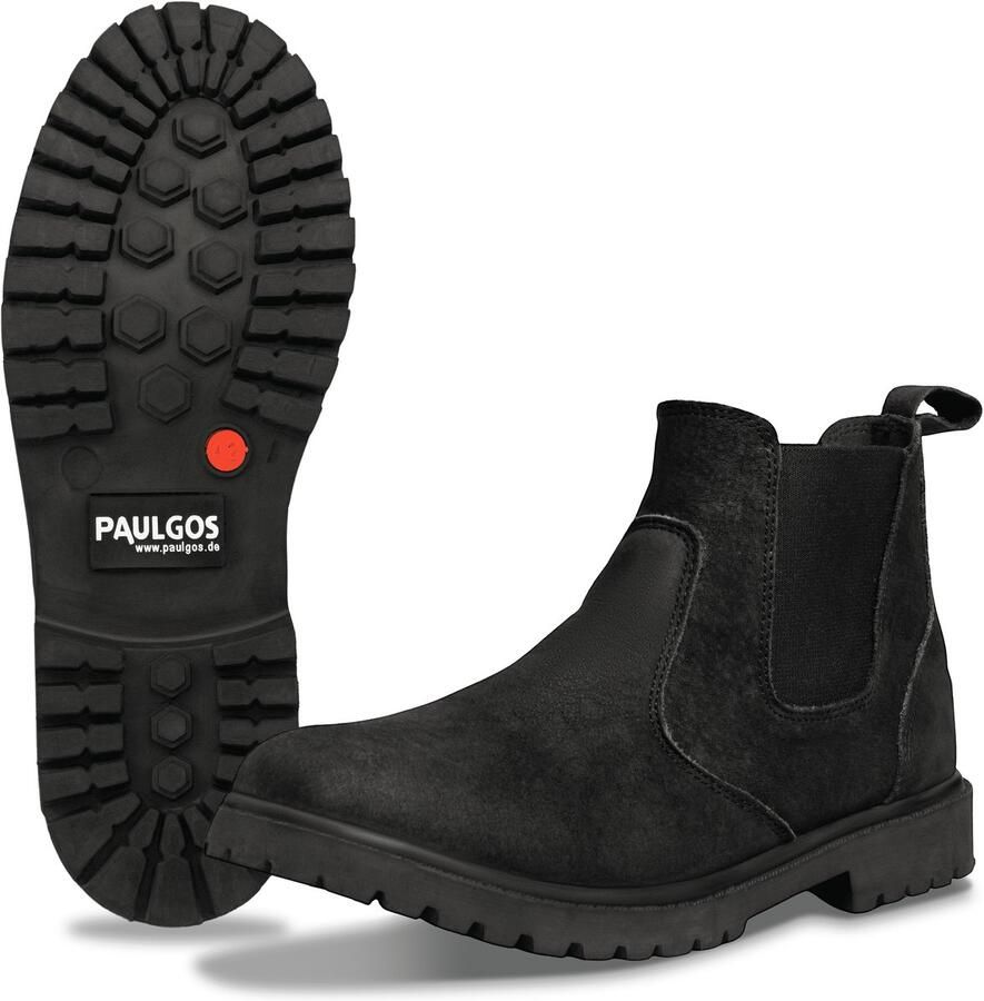 PAULGOS Chelsea-boots voor heren van echt leer ??47 verkrijgbaar in 3 kleuren